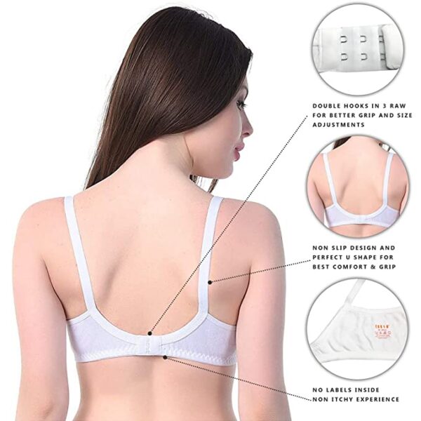 Buy Zielen Soft Feeding Mother Bra Non-Paded Non Wired Adjustable